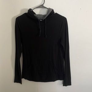 black long sleeve hoodie